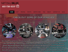 Tablet Screenshot of partybusdallas.net